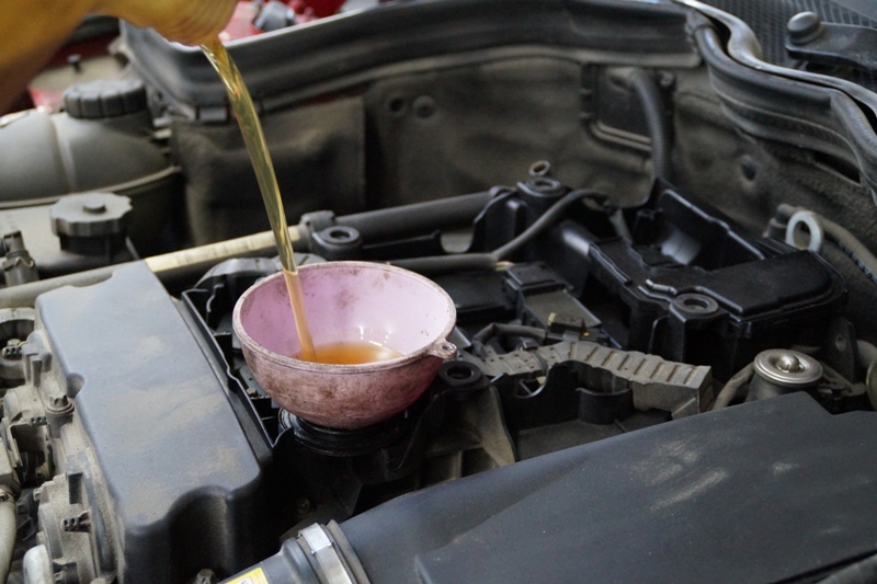 Замена масла ДВС