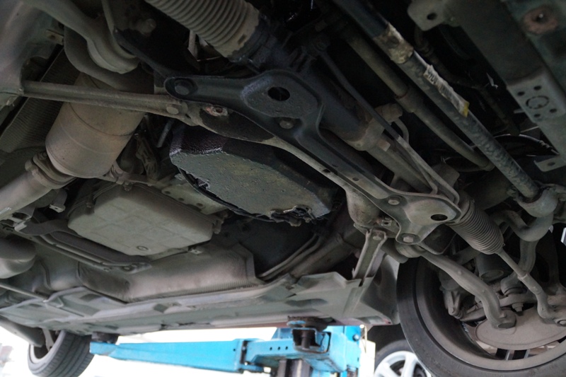 Общий вид нижней части автомобиля