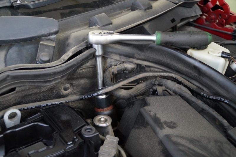 Замена фильтра ДВС мерседес