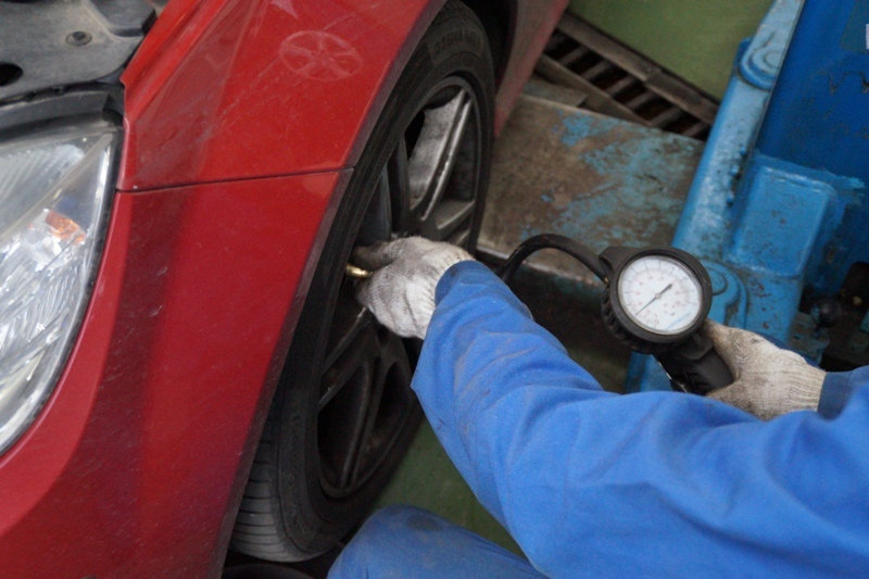 Подкачка колёс